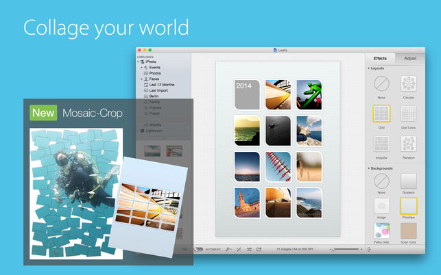 Make Collage Mac App